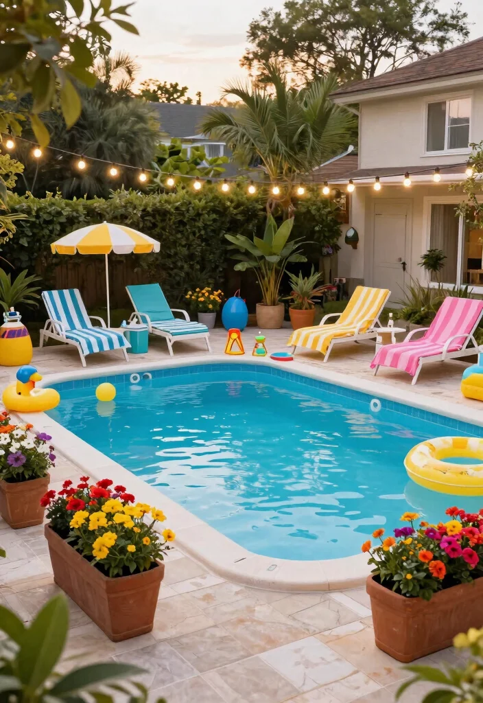14 Small Backyard Pool Ideas That Fit Tight Lots - 14. Seasonal Pool Setup 1