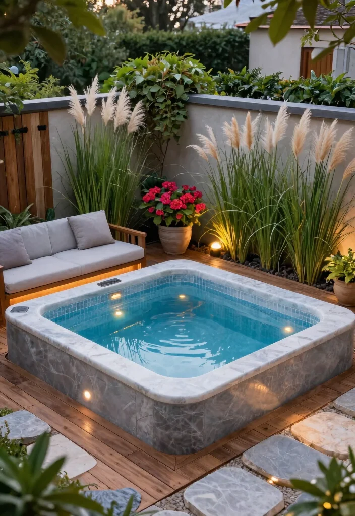 14 Small Backyard Pool Ideas That Fit Tight Lots - 3. Compact Swim Spa 1