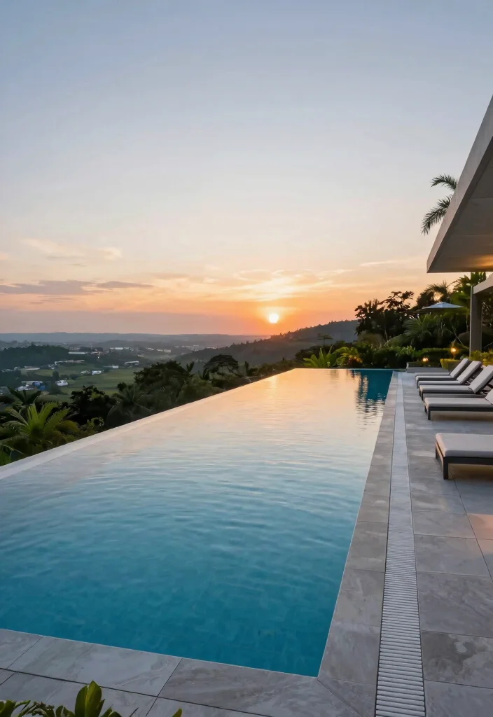 14 Small Backyard Pool Ideas That Fit Tight Lots - 8. Infinity Edge Pool 1