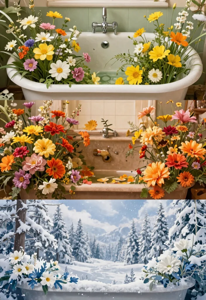 14 Wash Tub Planter Ideas That Add Farmhouse Charm for Under $20 - 10. Seasonal Displays 1