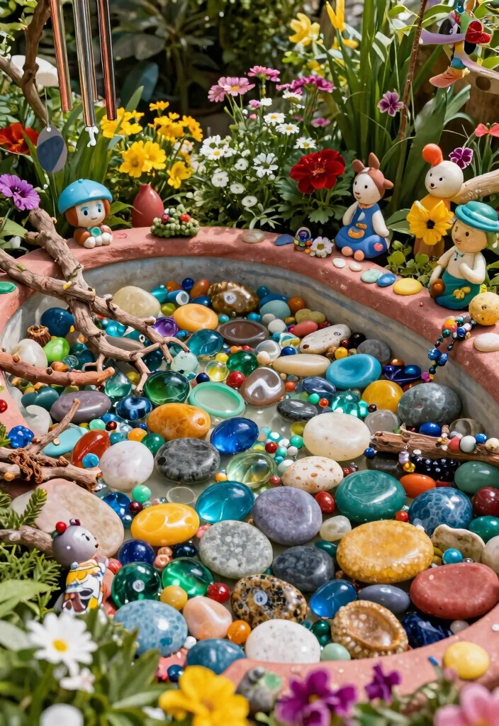 14 Wash Tub Planter Ideas That Add Farmhouse Charm for Under $20 - 7. Garden Art Display 1