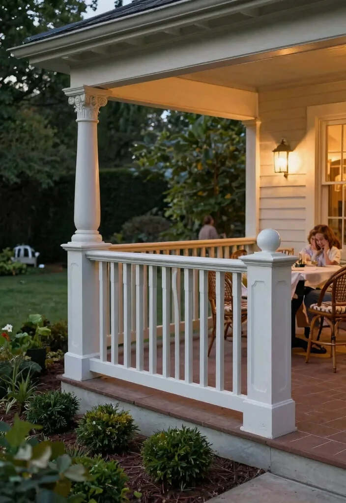 14 Wood Porch Railings Ideas That Meet Code Without Blocking Views - 14. Architectural Detail Railings 1
