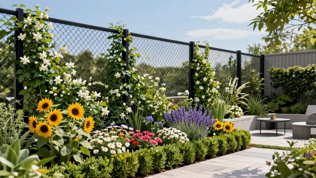 15 Black Chain Link Fence Ideas That Actually Look Modern