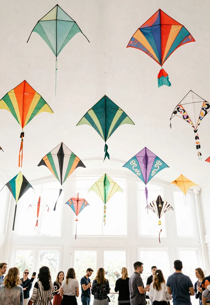 15 Ceiling Decorations for Parties That Come Down Without Damage - 11. Whimsical Kites 1