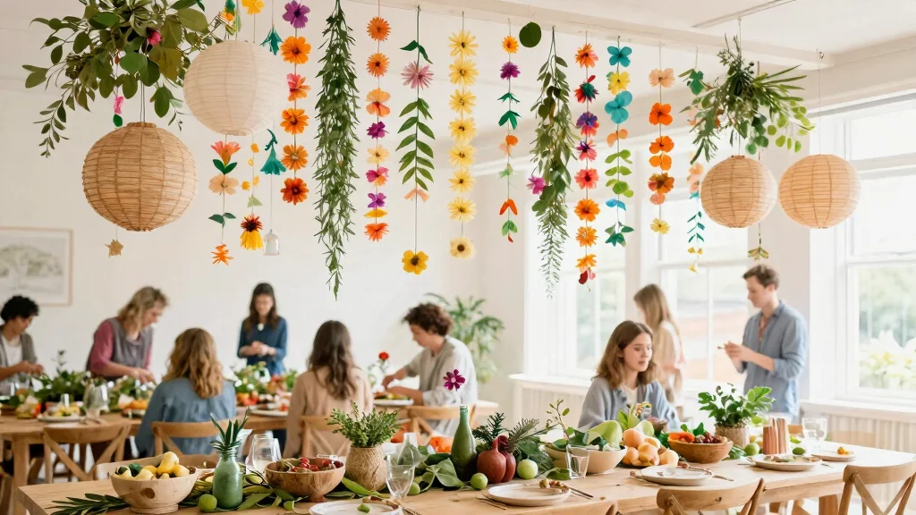 15 Ceiling Decorations for Parties That Come Down Without Damage