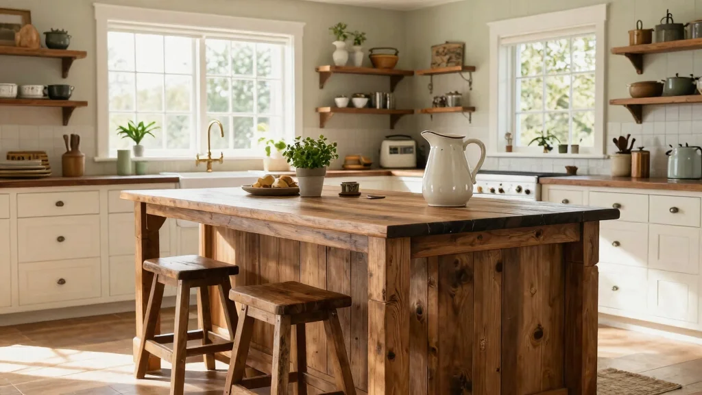 15 Farmhouse Kitchen Island Ideas on a Budget That Look Custom-Built