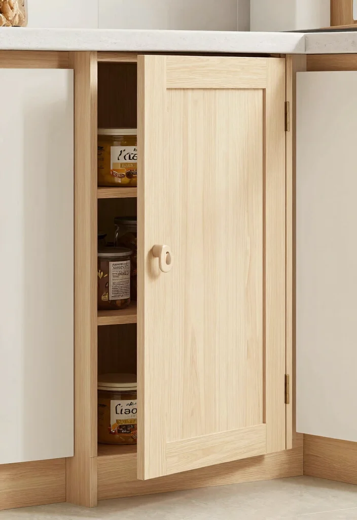 15 Farmhouse Pantry Door Ideas That Hide Clutter and Maximize Space - 13. Simple Hollow Core Door 1