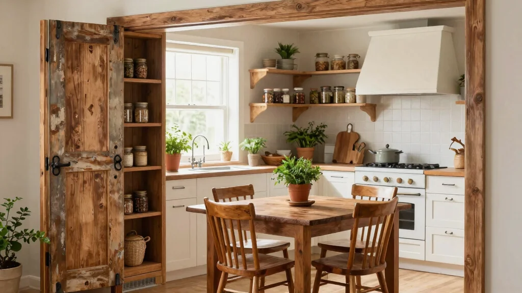 15 Farmhouse Pantry Door Ideas That Hide Clutter and Maximize Space