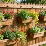 15 Fence Hanging Planter Ideas That Don't Damage Wood or Vinyl