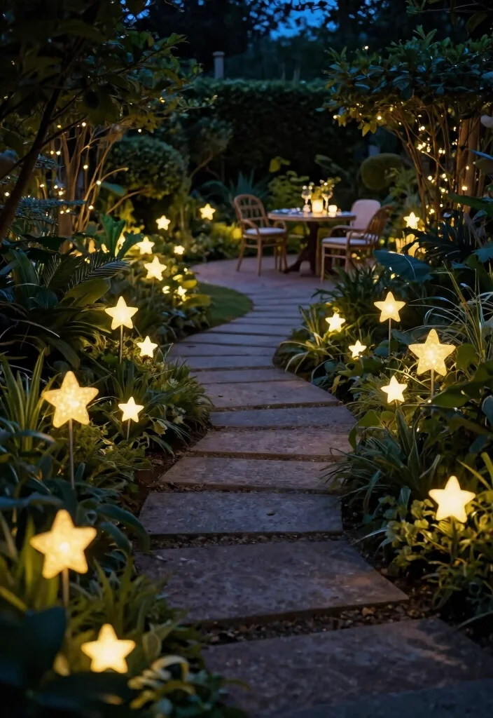 15 Glow in the Dark Stars on Ceiling That Actually Glow - 15. Glow in the Dark Garden Decor 1