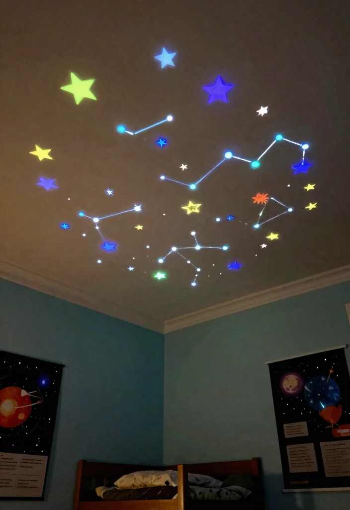 15 Glow in the Dark Stars on Ceiling That Actually Glow - 6. Glow in the Dark Ceiling Stickers 1