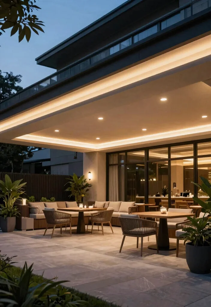 15 Outdoor Ceiling Light Ideas That Resist Bugs and Moisture - 10. Under-Eave Lighting Solutions 1