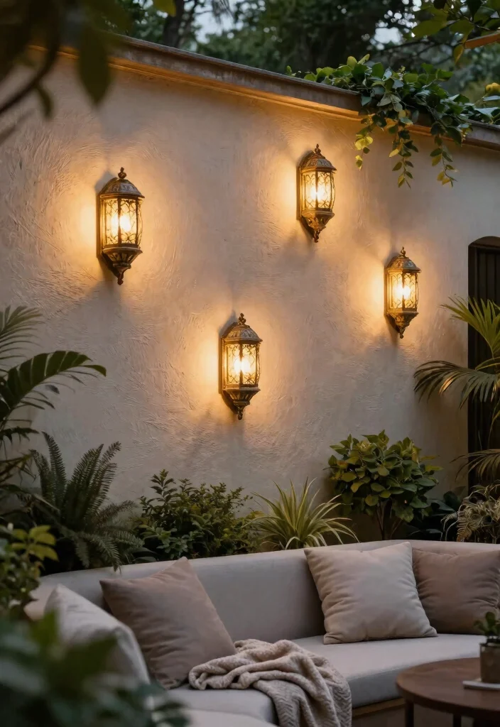 15 Outdoor Ceiling Light Ideas That Resist Bugs and Moisture - 11. Decorative Outdoor Wall Sconces 1