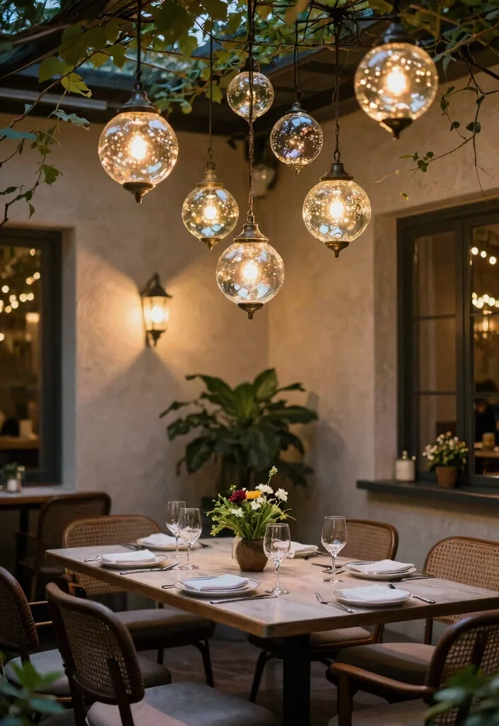 15 Outdoor Ceiling Light Ideas That Resist Bugs and Moisture - 13. Decorative Glass Globe Lights 1