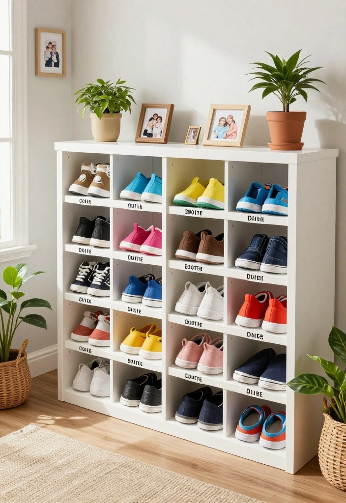 15 Outdoor Shoe Storage Ideas That Keep Mud and Clutter Out of the House - 11. Shoe Cubbies for Family Organization 1
