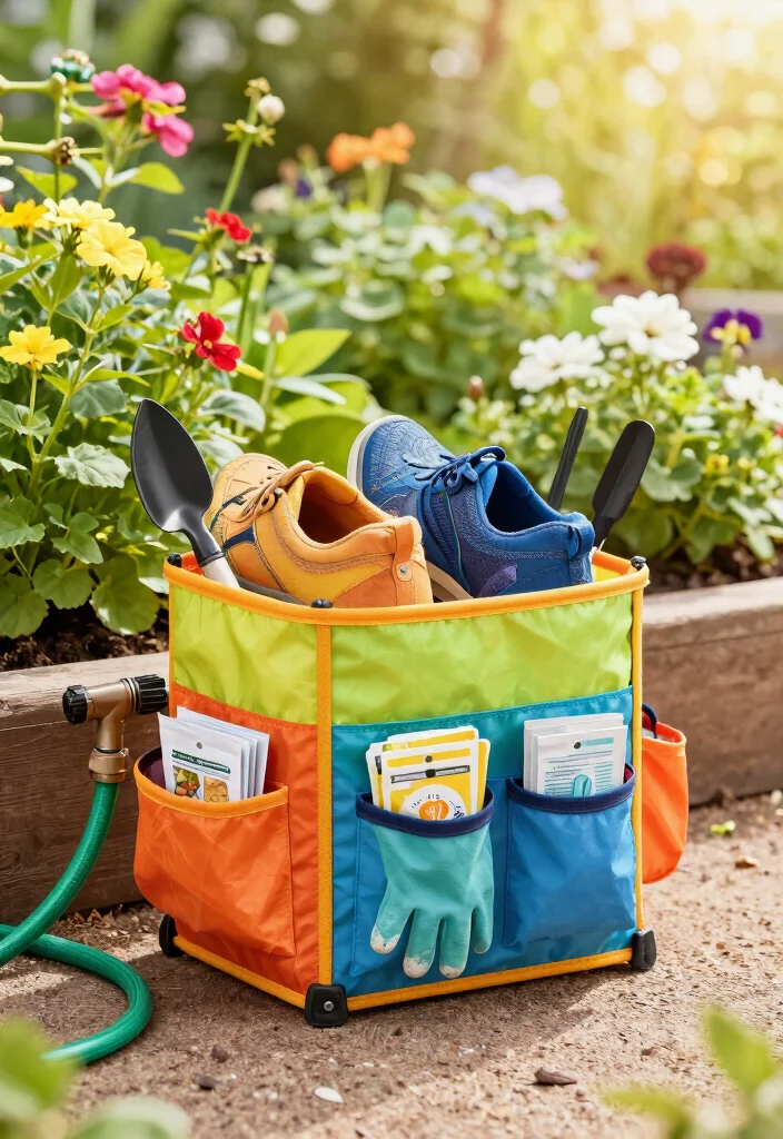 15 Outdoor Shoe Storage Ideas That Keep Mud and Clutter Out of the House - 8. Portable Shoe Caddy 1