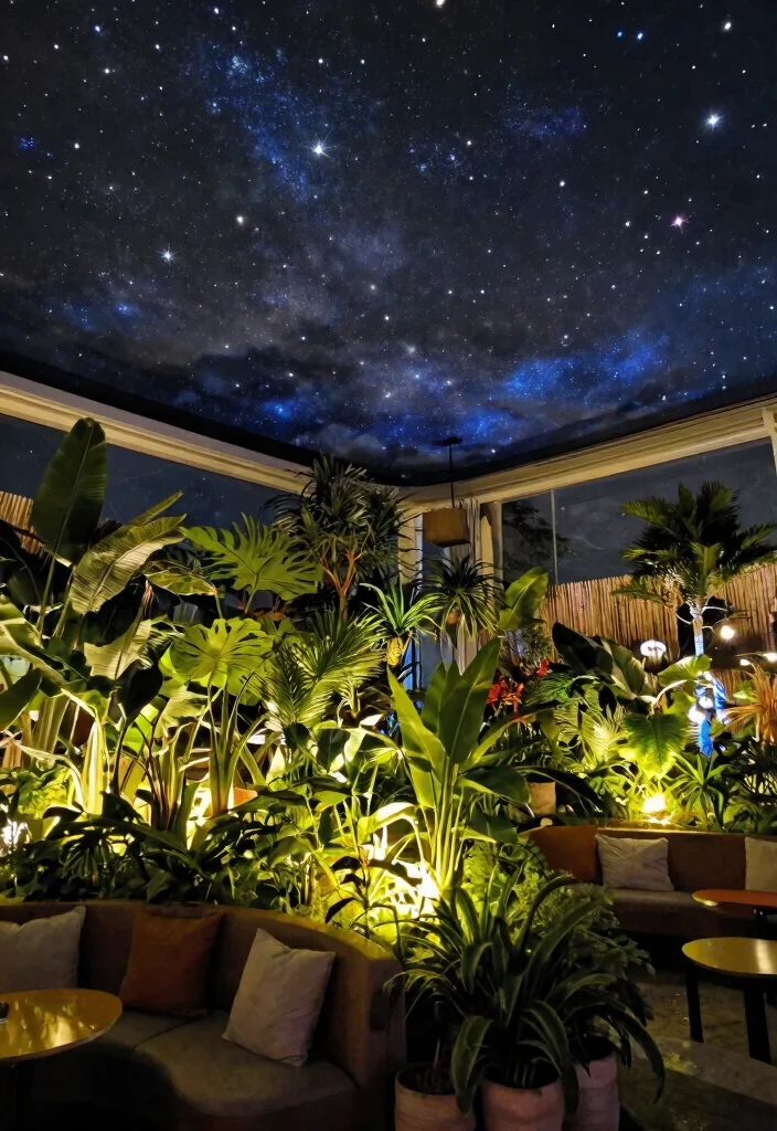 15 Star Ceiling Light Ideas That Install Without Rewiring - 11. Starry Sky Ceiling Decals with Lights 1