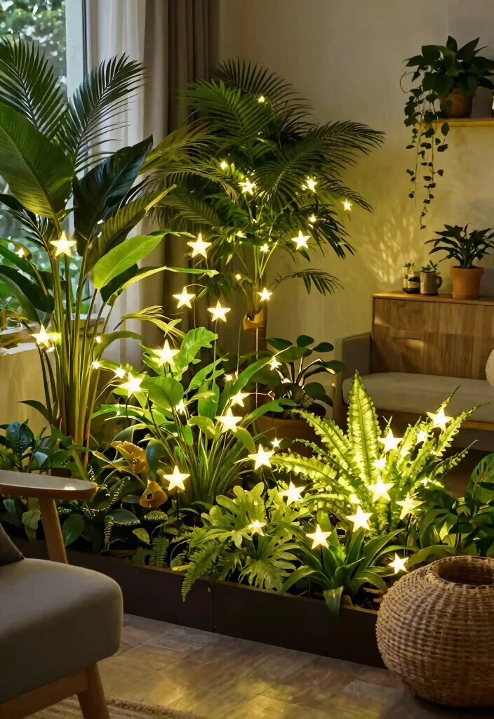 15 Star Ceiling Light Ideas That Install Without Rewiring - 15. USB Powered Star Lights 1