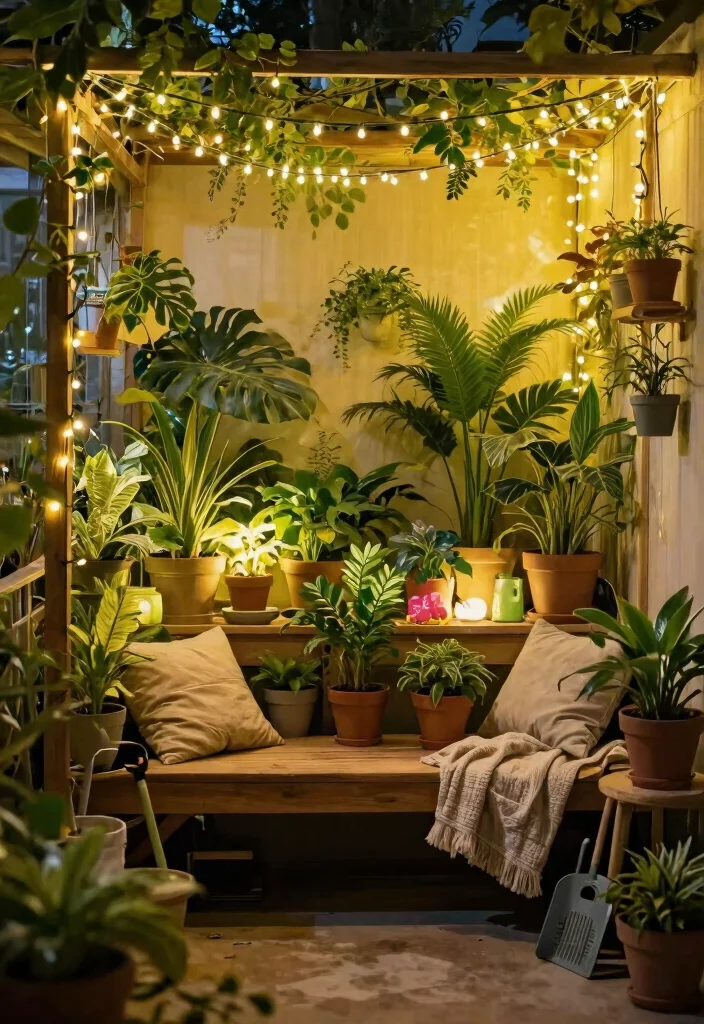 15 Star Ceiling Light Ideas That Install Without Rewiring - 2. Fairy Light Canopy 1