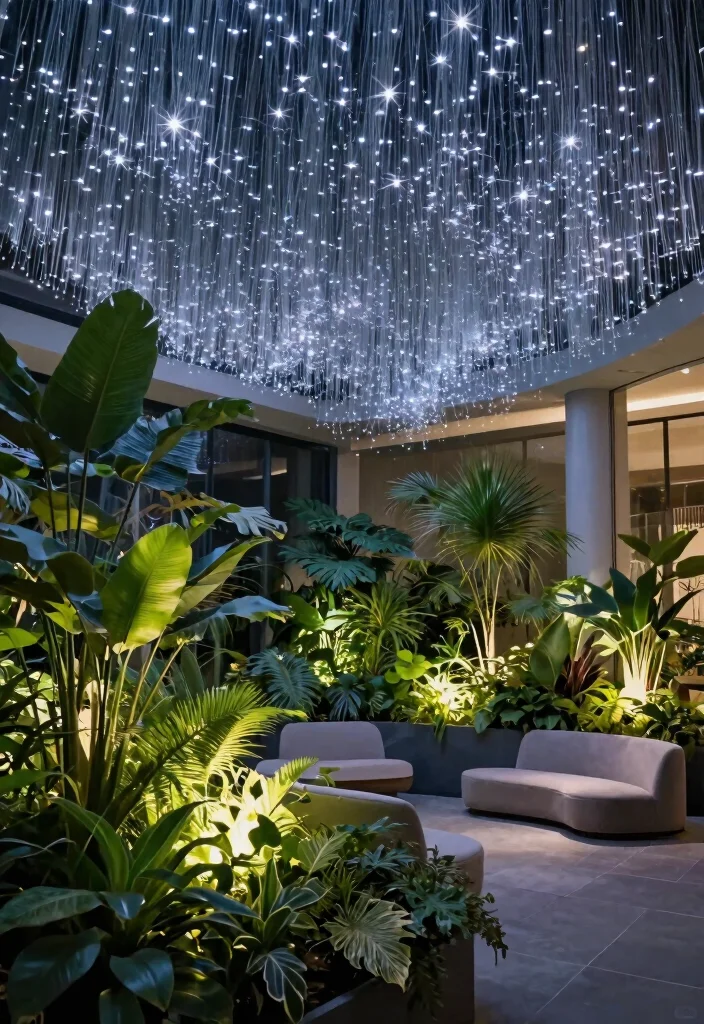 15 Star Ceiling Light Ideas That Install Without Rewiring - 6. Fiber Optic Star Ceiling 1