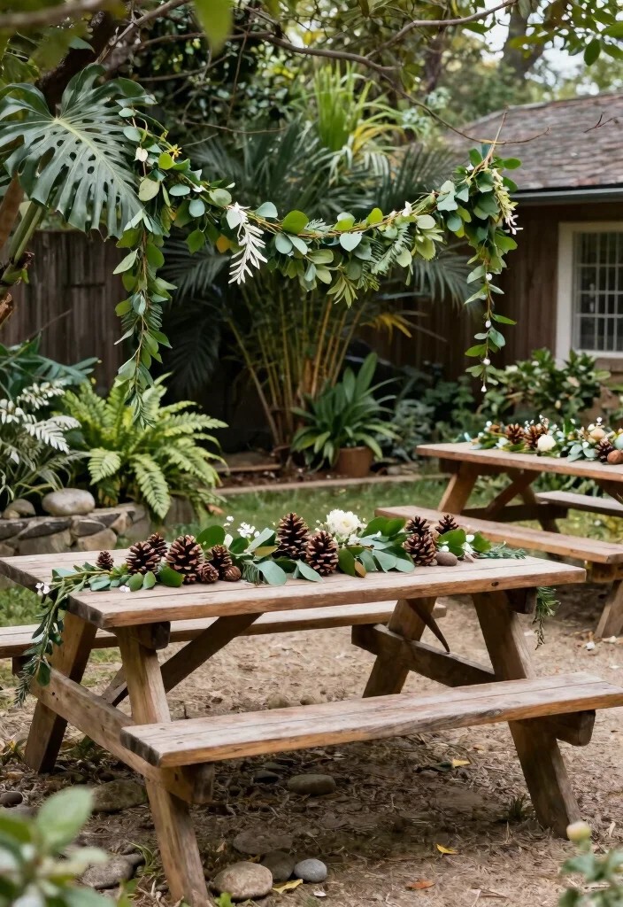 18 Backyard Party Decor Ideas on a Budget That Set the Mood Fast - 10. Natural Elements as Decor 1