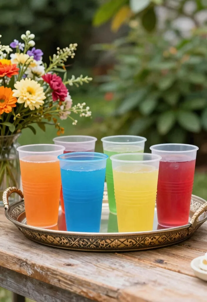 18 Backyard Party Decor Ideas on a Budget That Set the Mood Fast - 15. Reusable Drinkware 1
