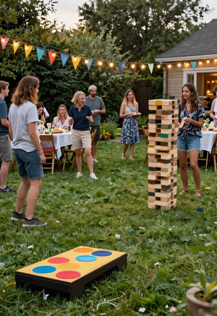 18 Backyard Party Decor Ideas on a Budget That Set the Mood Fast - 9. Garden Games for Fun 1