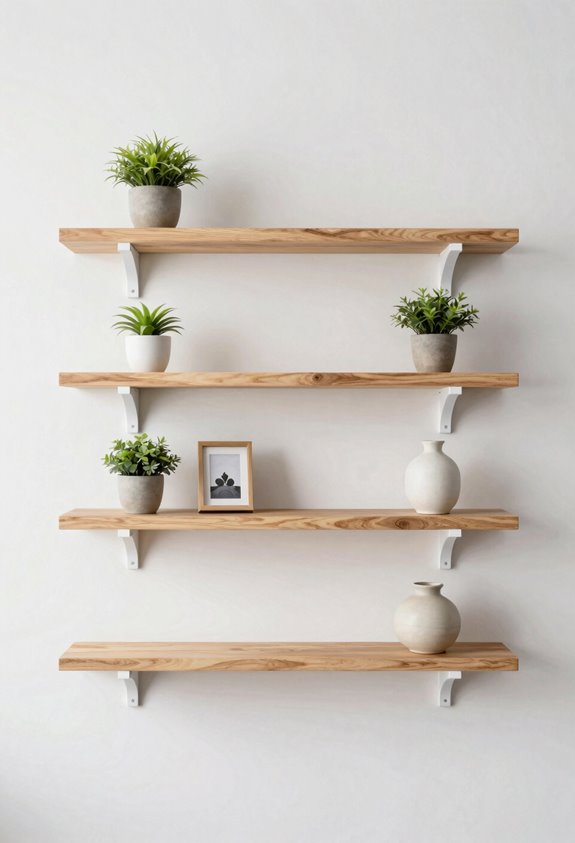 5 Tips for Spacing Floating Shelves Correctly 4 10 to 16 inch shelf spacing