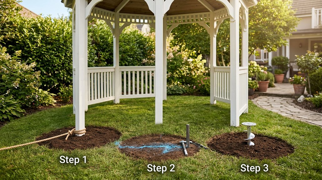 anchor gazebo in 3 steps