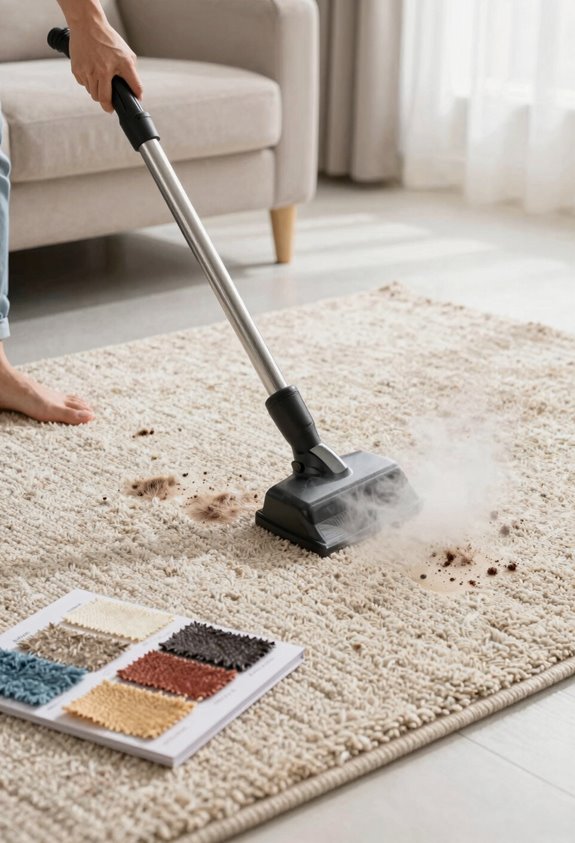 How You Can Steam Clean a Rug Properly 3 check rug material before steam