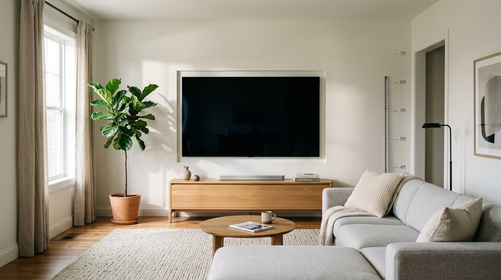 choosing the right tv size for living room