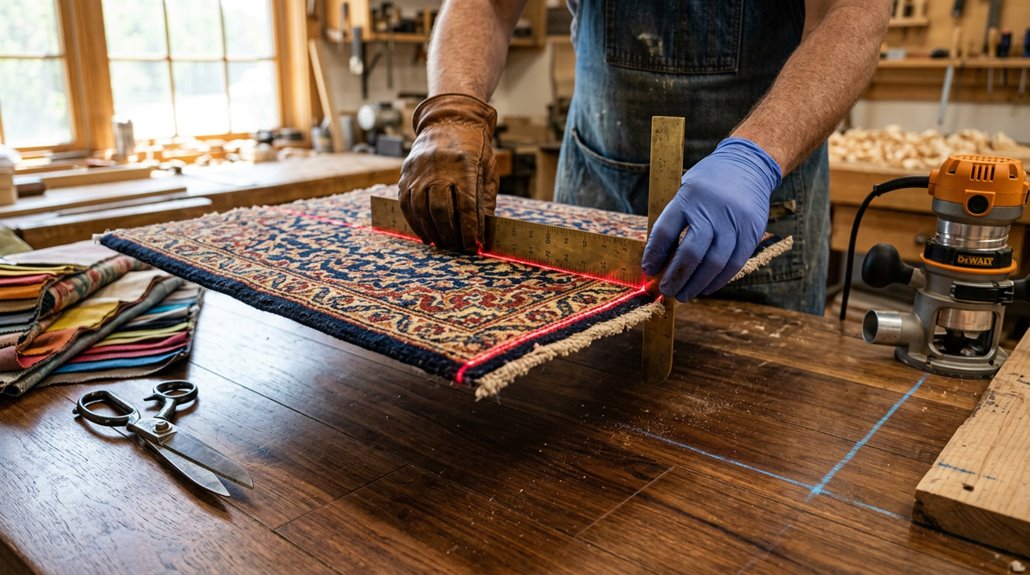 cut a rug to fit size