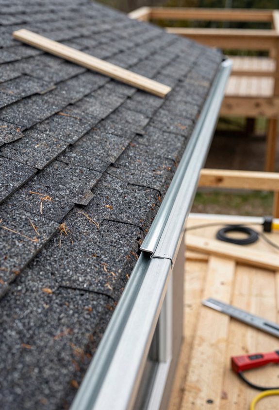5 Steps to Shingle a Shed Roof 3 deck prep with drip edge installed