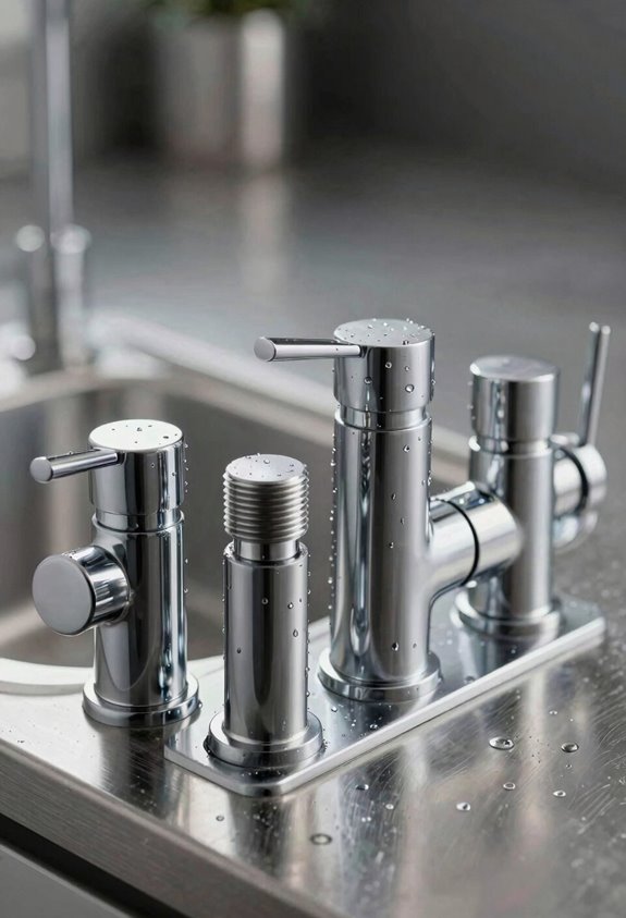 faucet fit depends on holes spacing