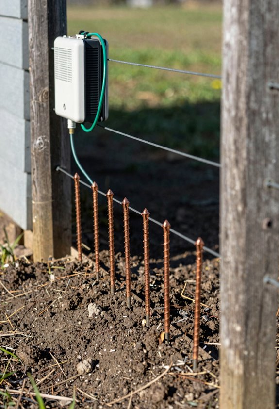 ground rods required by energy level