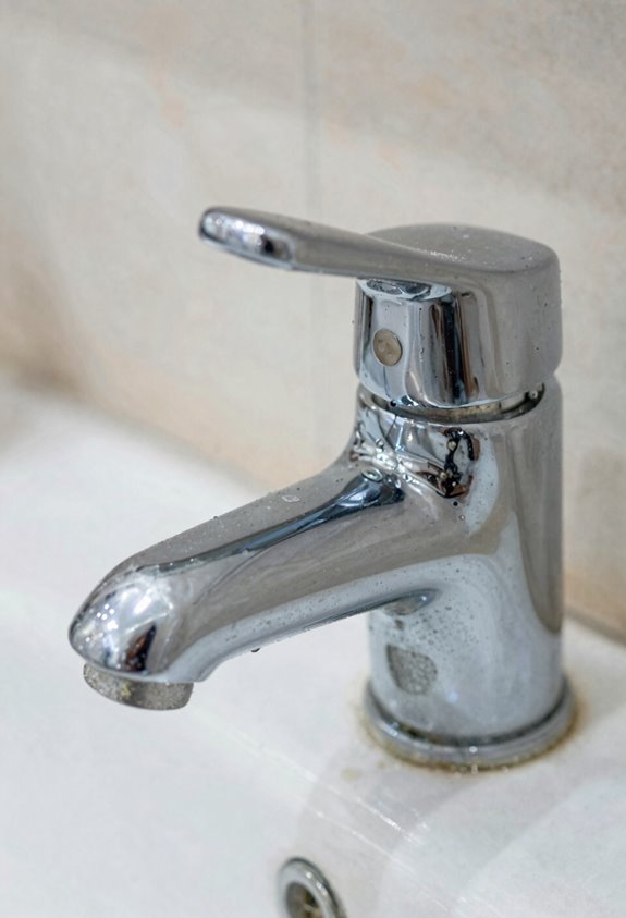 hard water deposits cause leaks