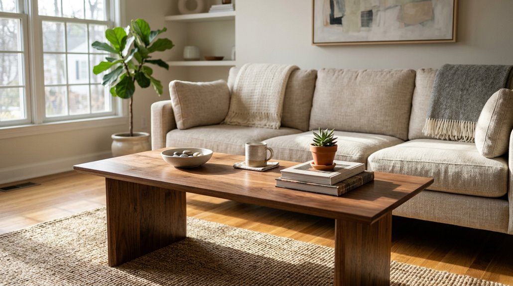 ideal coffee table height guidelines