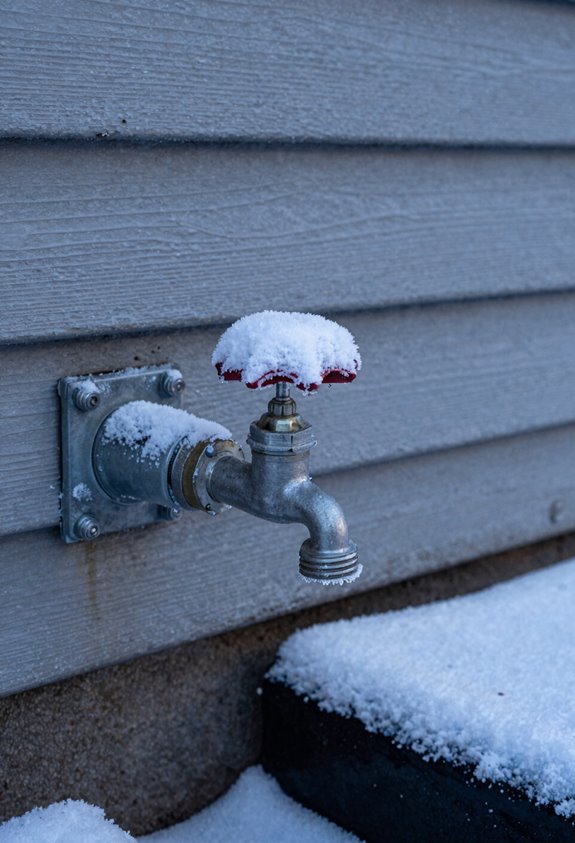 Do Outdoor Faucet Covers Work Effectively? 4 insulation boundary exposes freeze risk