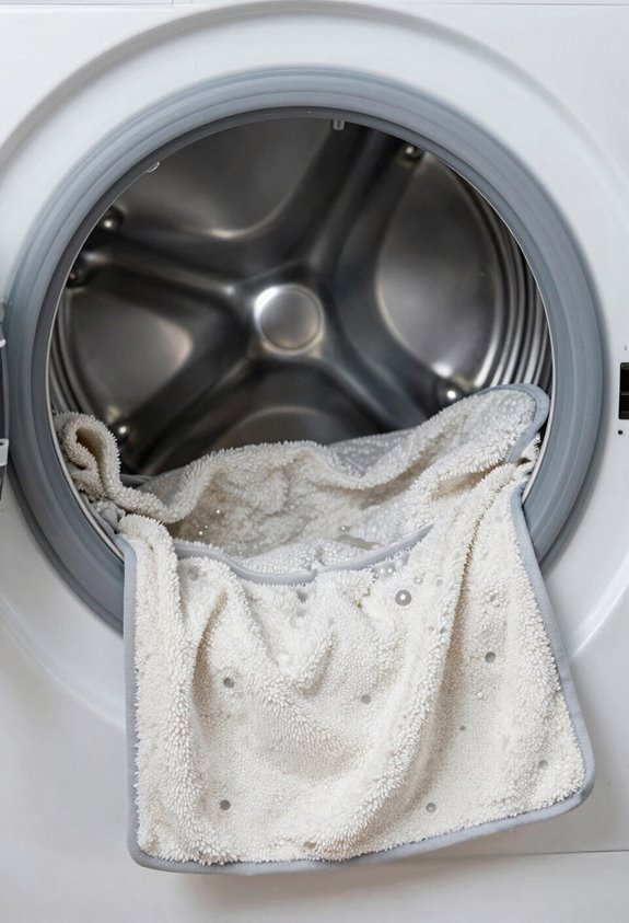 Can You Put Bath Mats in the Washer? 2 rubber backing damages washer bearings