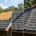 shingle shed roof steps
