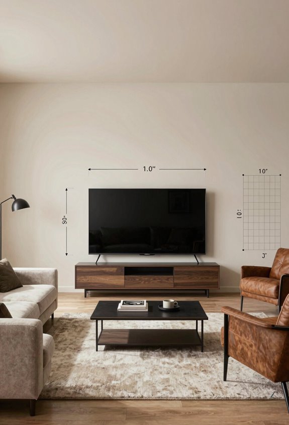 How to Choose the Right TV Size for Your Living Room 3 tv placement planning for space